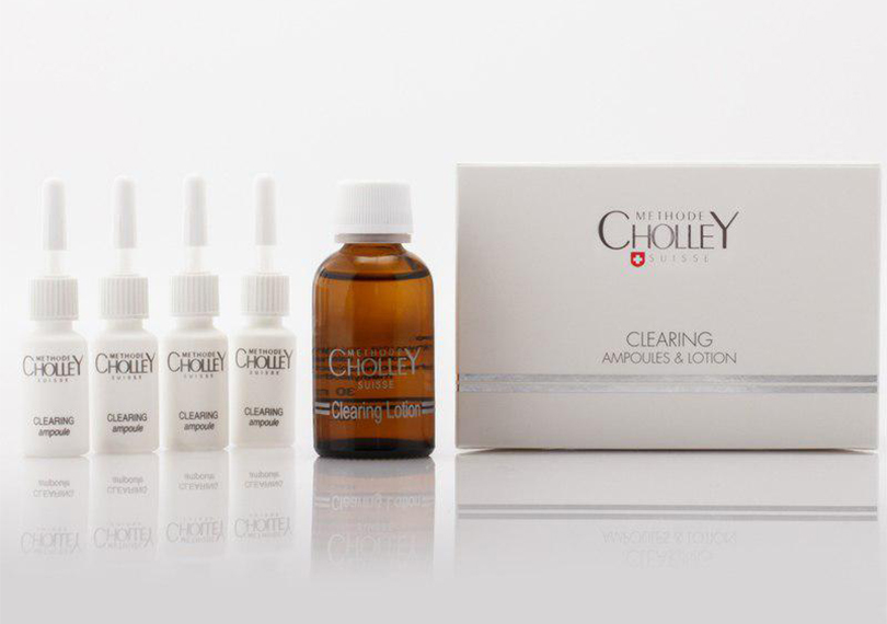 Cholley, осветляющие ампулы для лица с витамином C Clearing Ampoules & Lotion 